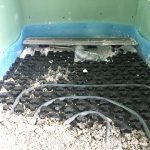 Auch die Gäste sollen warme Füße beim Duschen haben