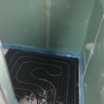 Damit wir beim Duschen keine kalten Füße kriegen